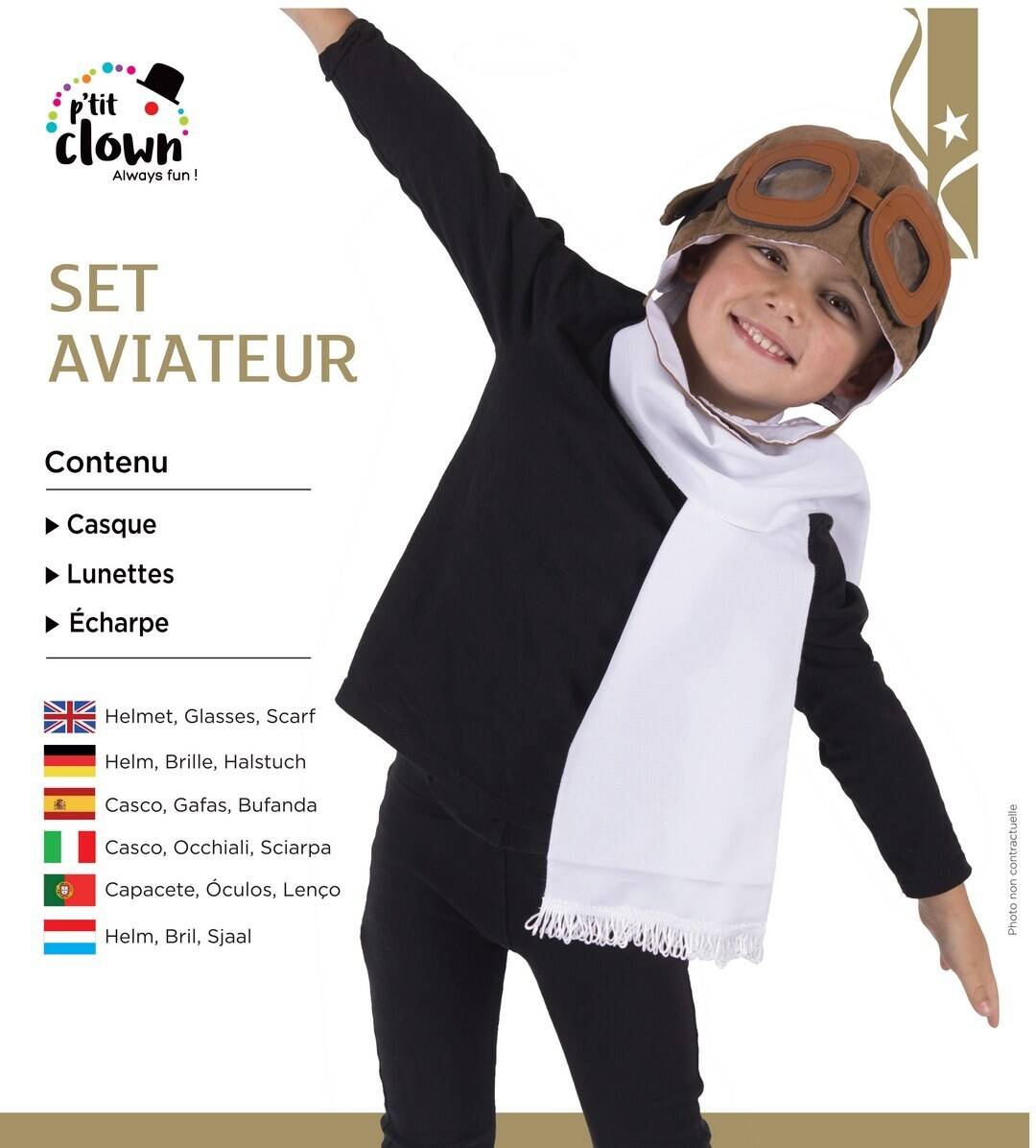Set aviateur - enfant - taille unique