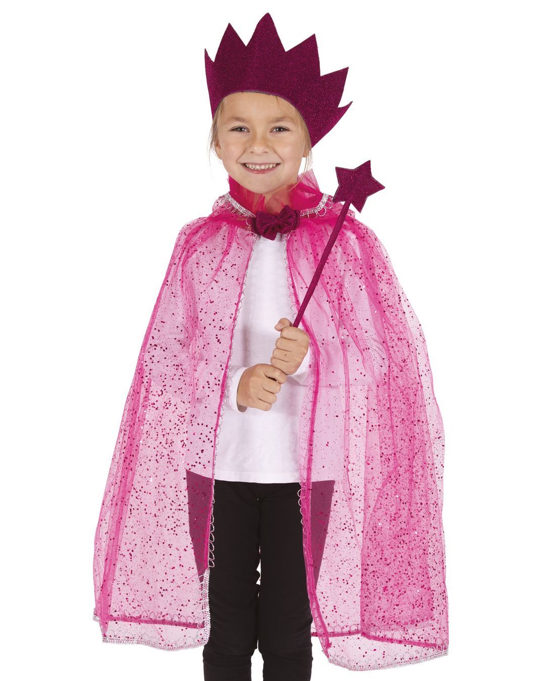 Set Prinzessin - Kind - rosa - Einheitsgröße