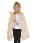 Set princesse - enfant - or - taille unique