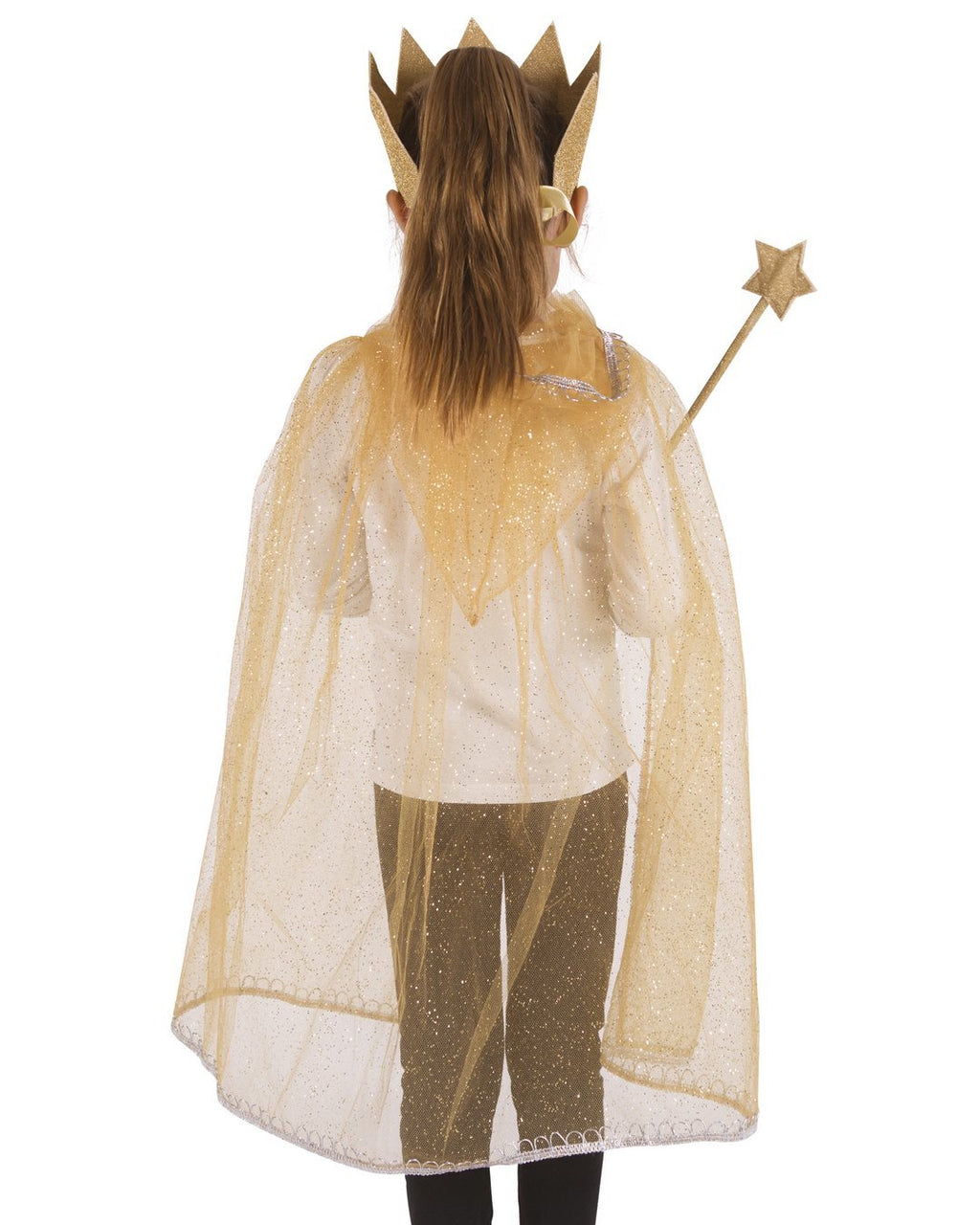 Set princesse - enfant - or - taille unique
