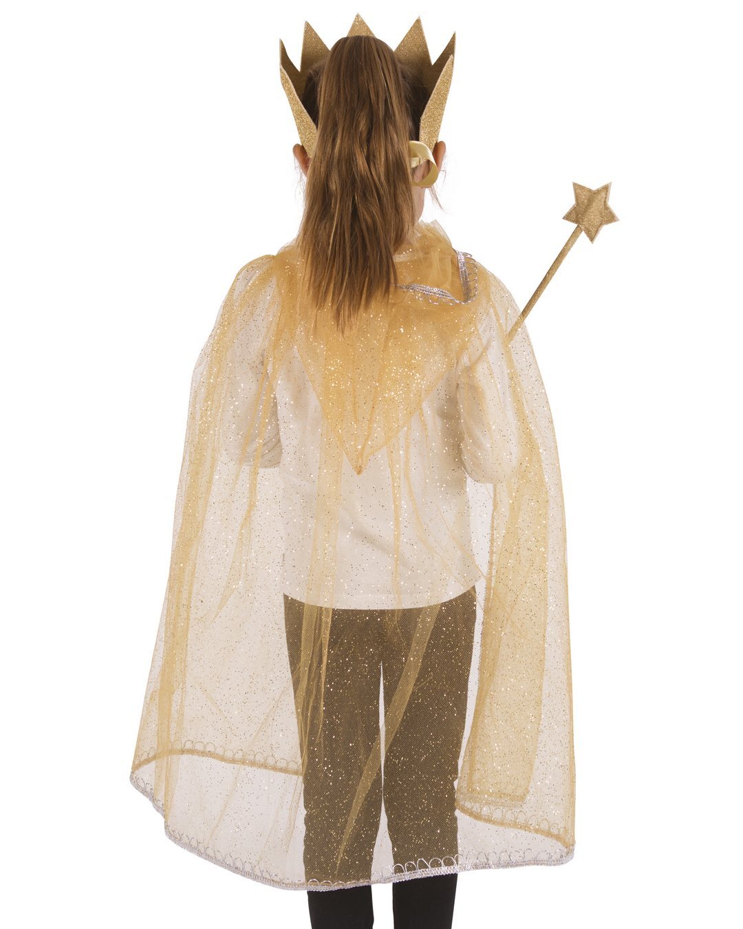 Prinzessinnen-Set – Kind – Gold – Einheitsgröße