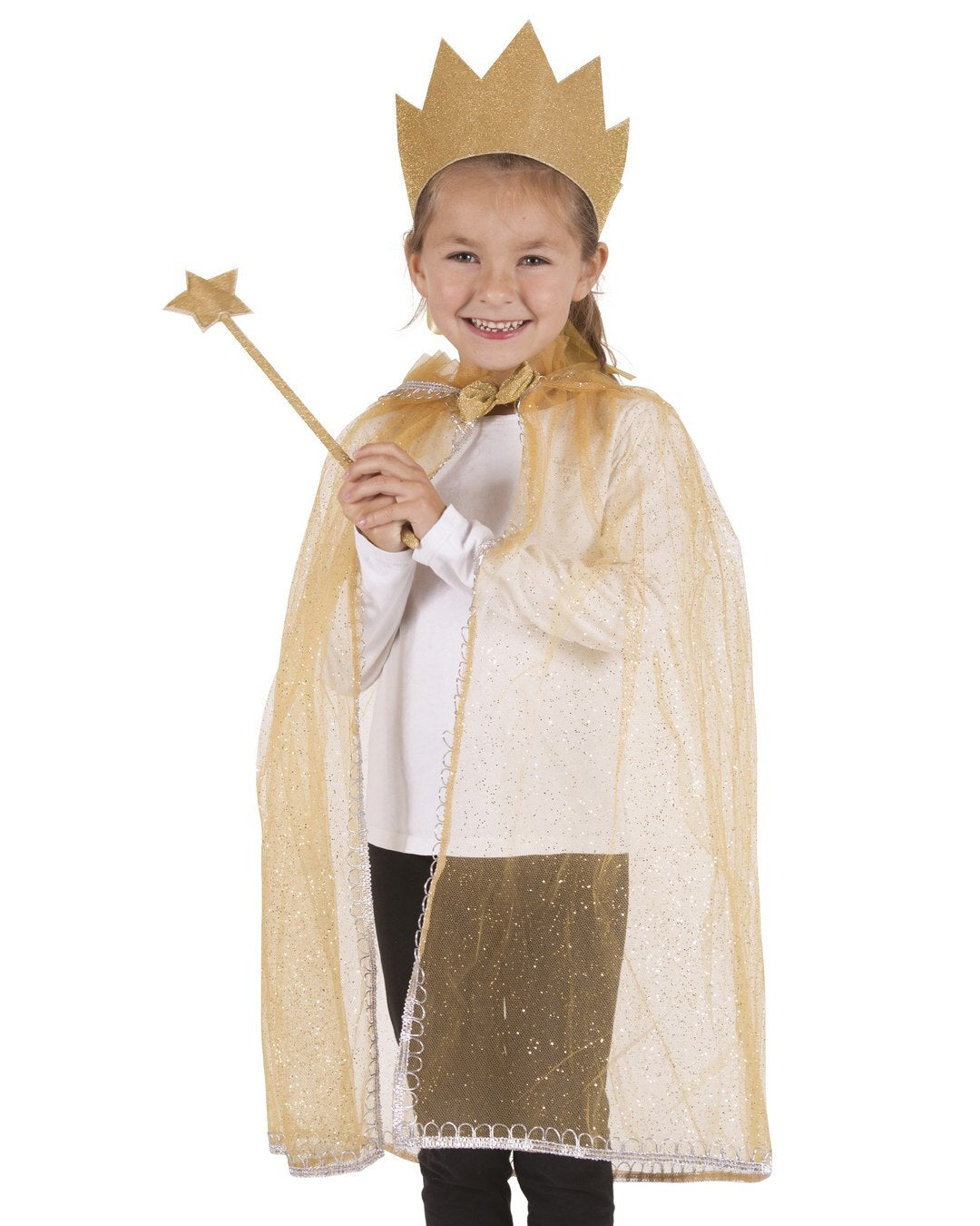 Prinzessinnen-Set – Kind – Gold – Einheitsgröße
