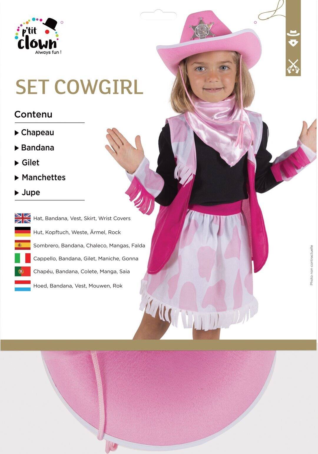 Cowgirl-Set - Kind - Einheitsgröße