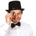 Monokel mit Metallkette - Gold