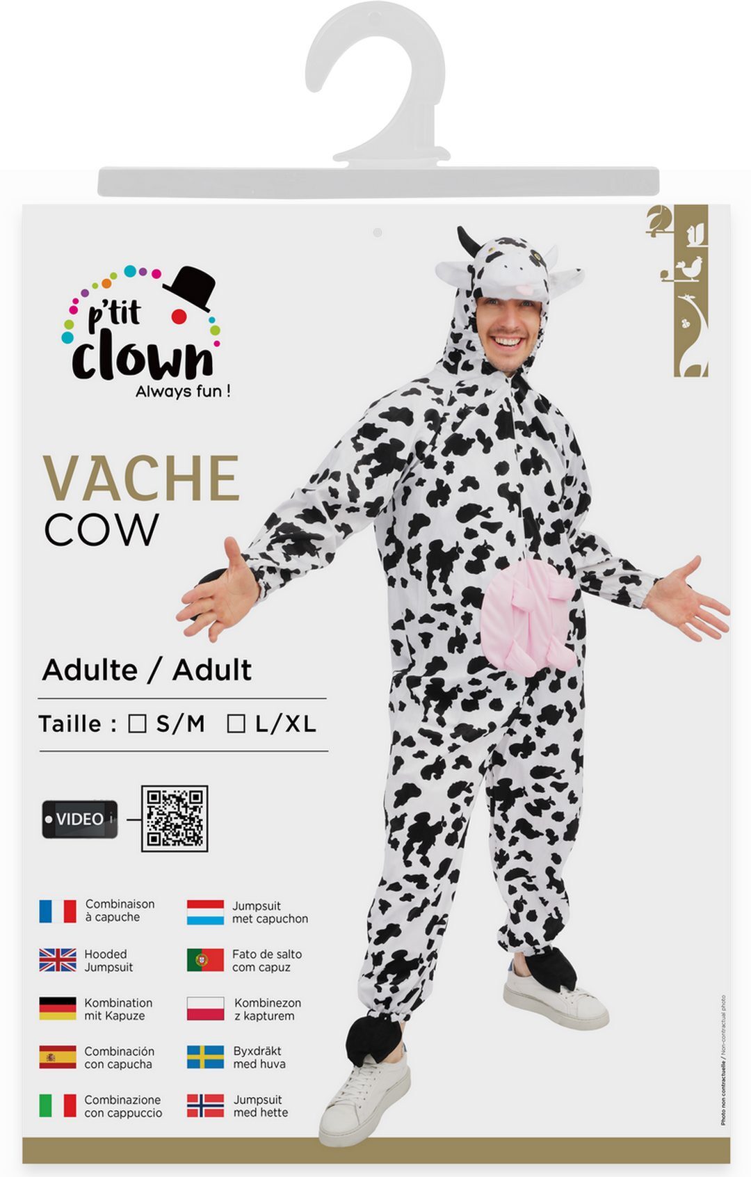 Costume vache - adulte