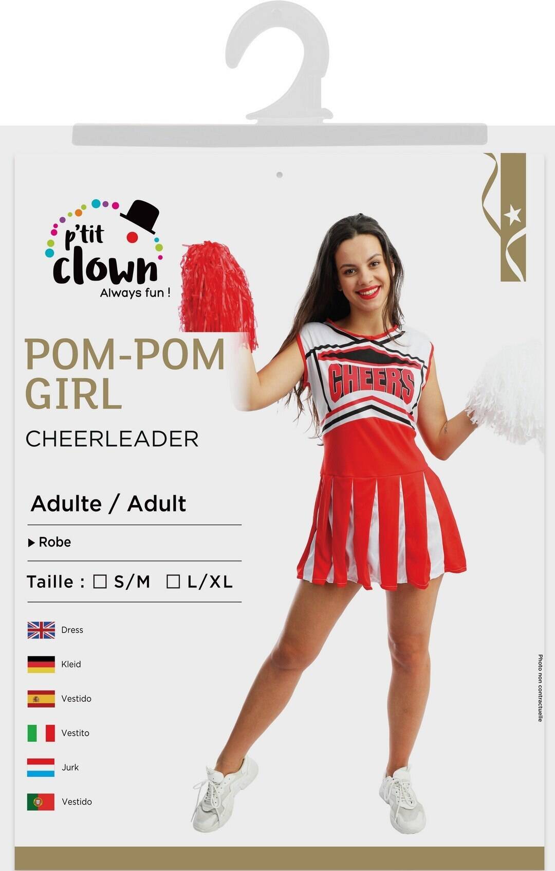 Costume pom-pom girl - adulte