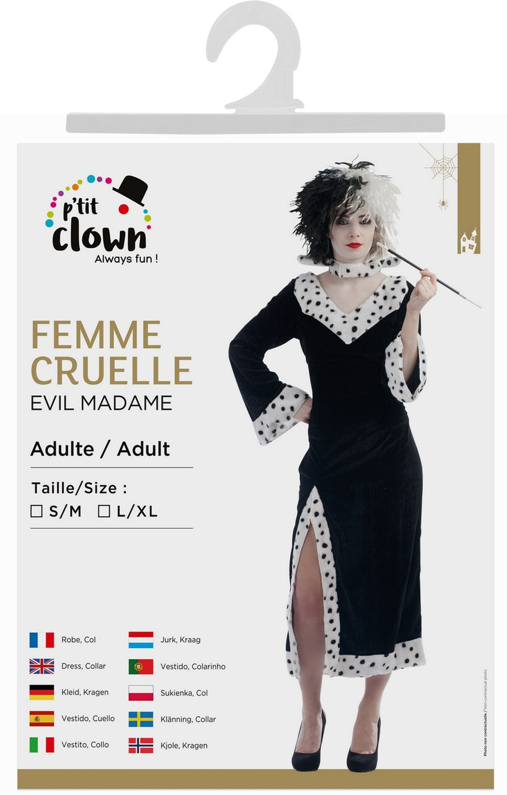 Cruella Women's Costume - Adult