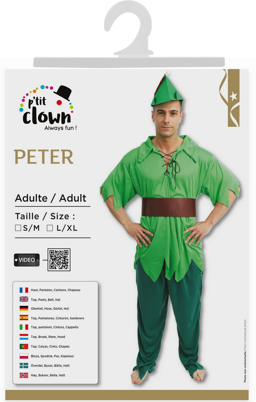 Kostüm Peter - Erwachsene