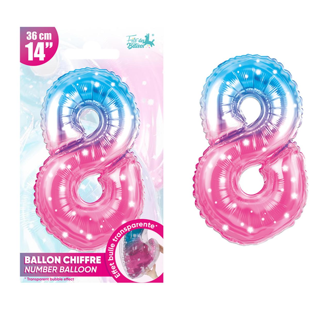 BALLON METALLIQUE FEERIQUE 8
