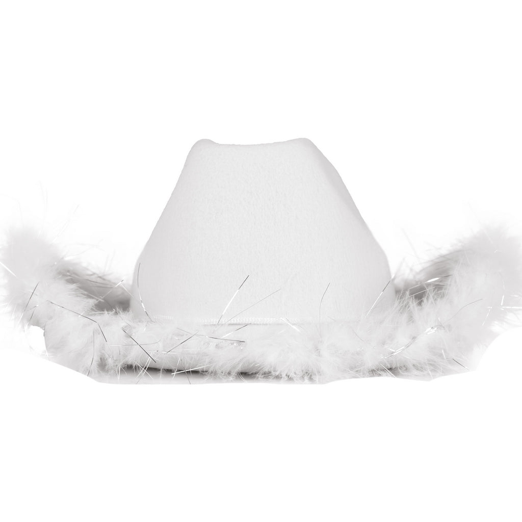 Cowgirl-Hut - Erwachsene - weiß