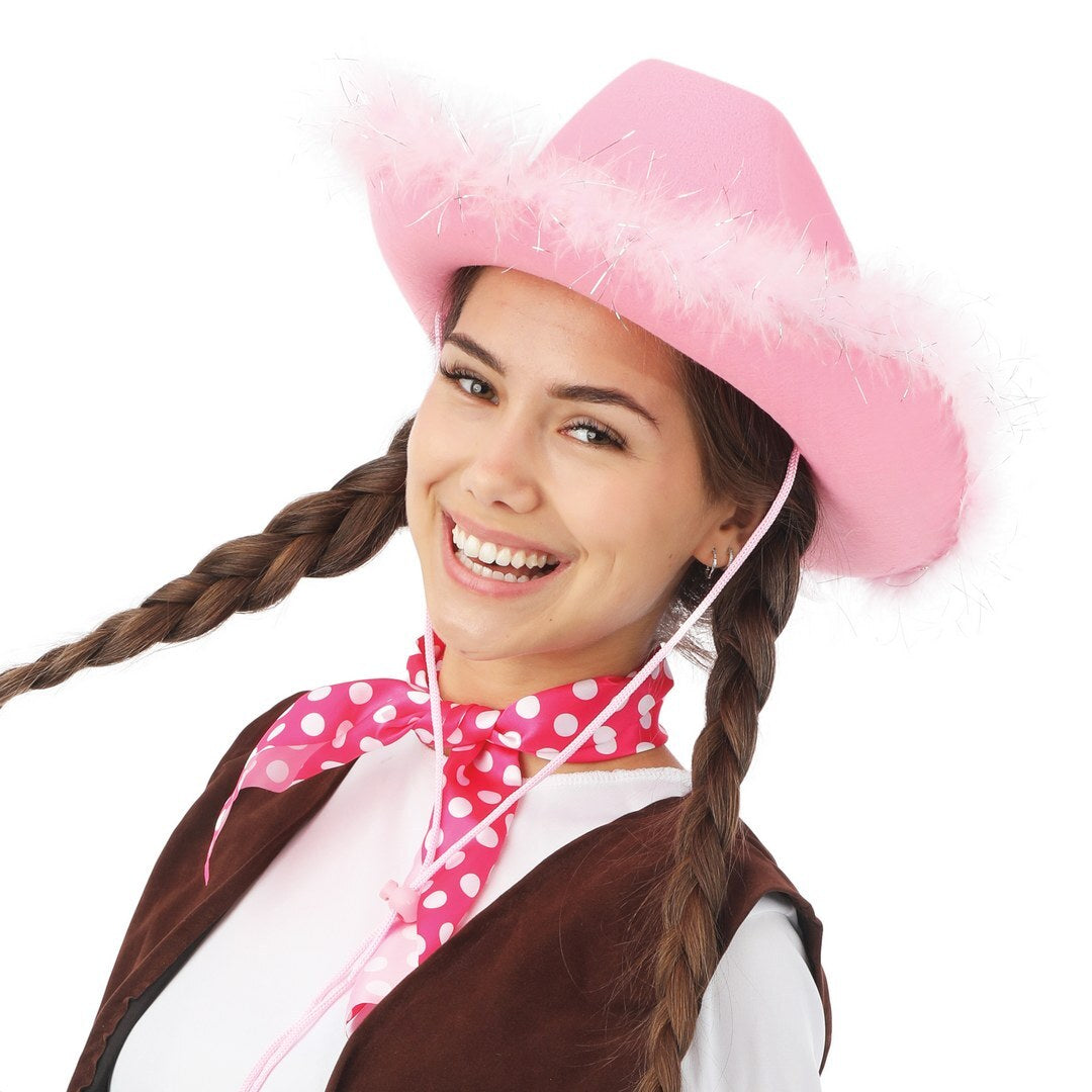 Cowgirlhut - Erwachsene - Rosa