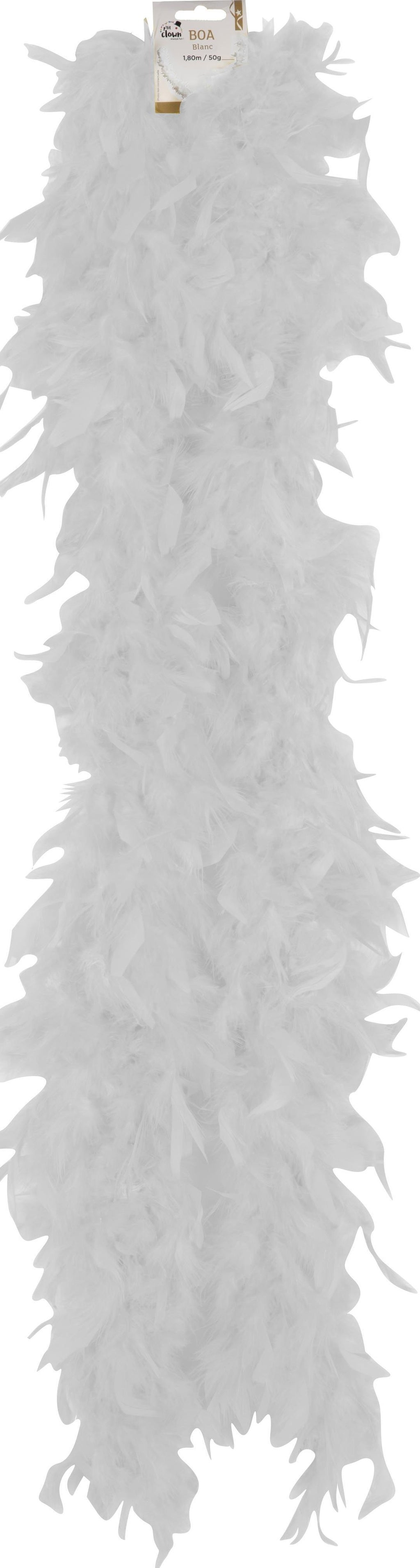 Boa plumes - blanc