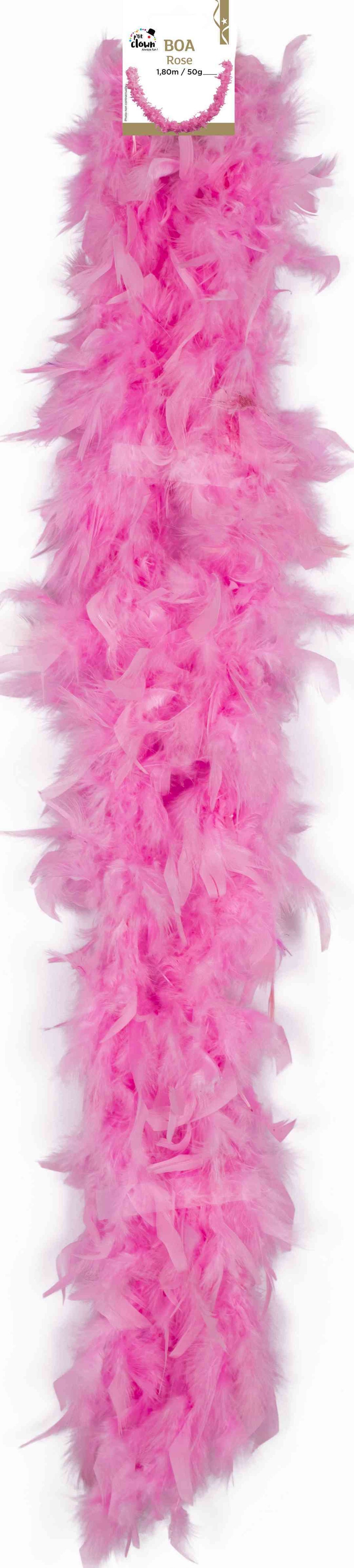 Boa plumes - rose