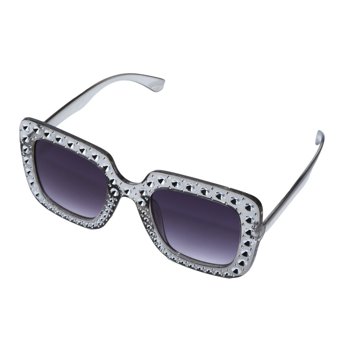 Disco-Brille - Silber