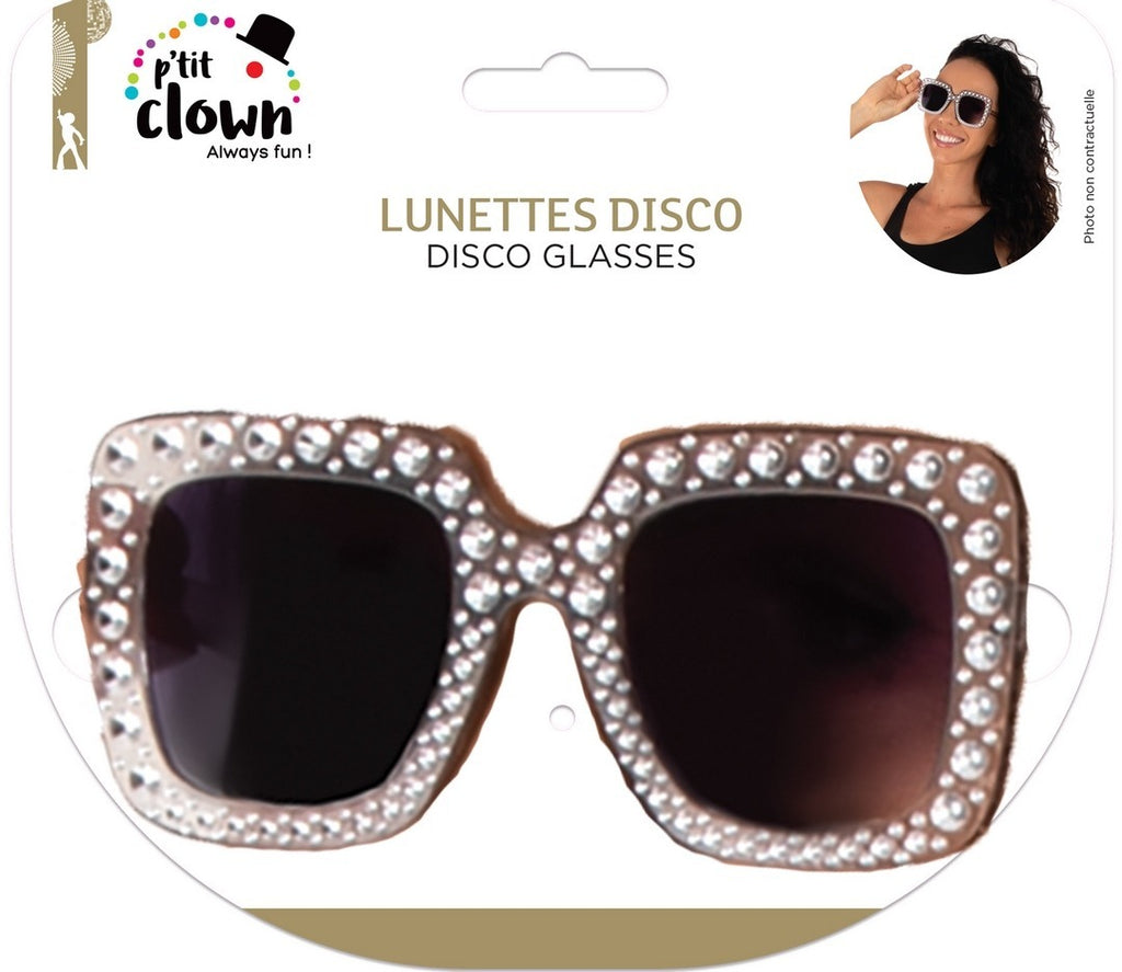 Disco-Brille - Silber