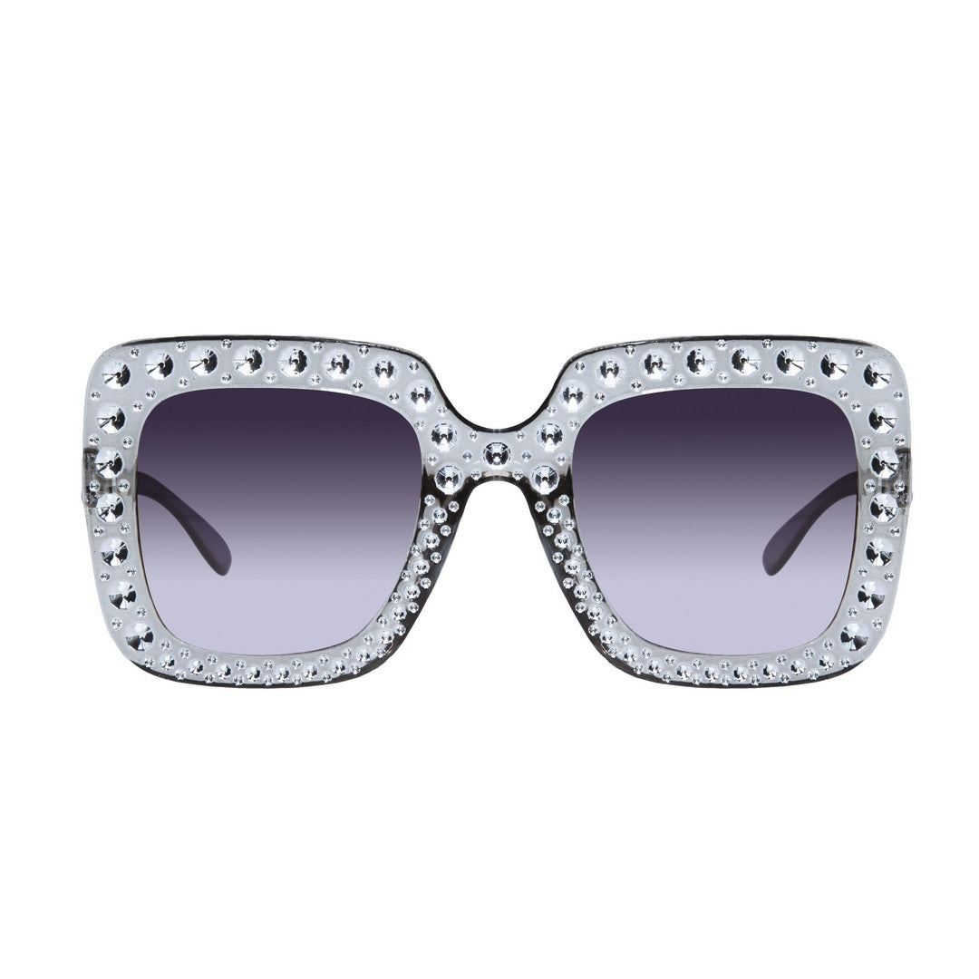 Disco-Brille - Silber