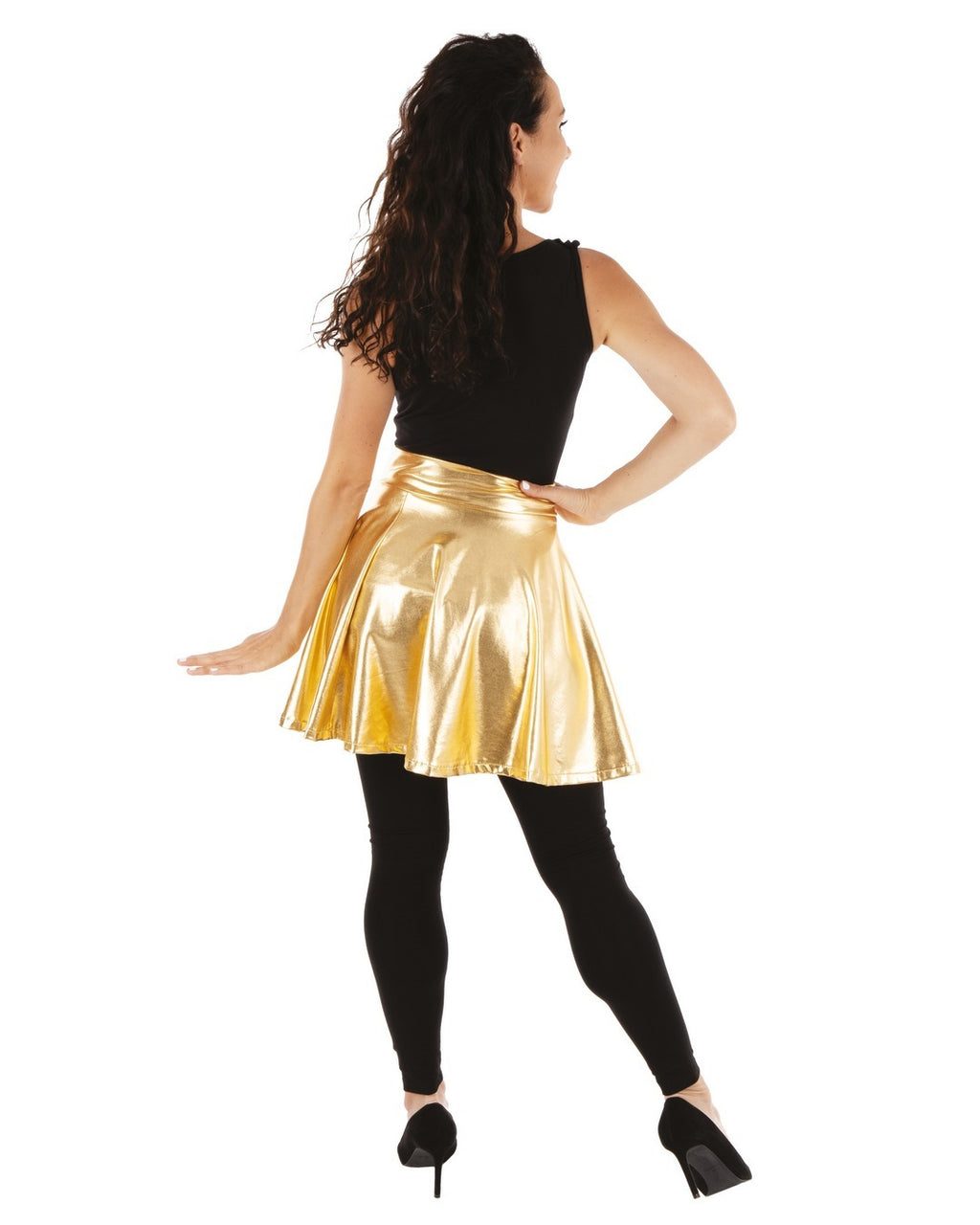 Jupe disco - adulte - taille unique - or