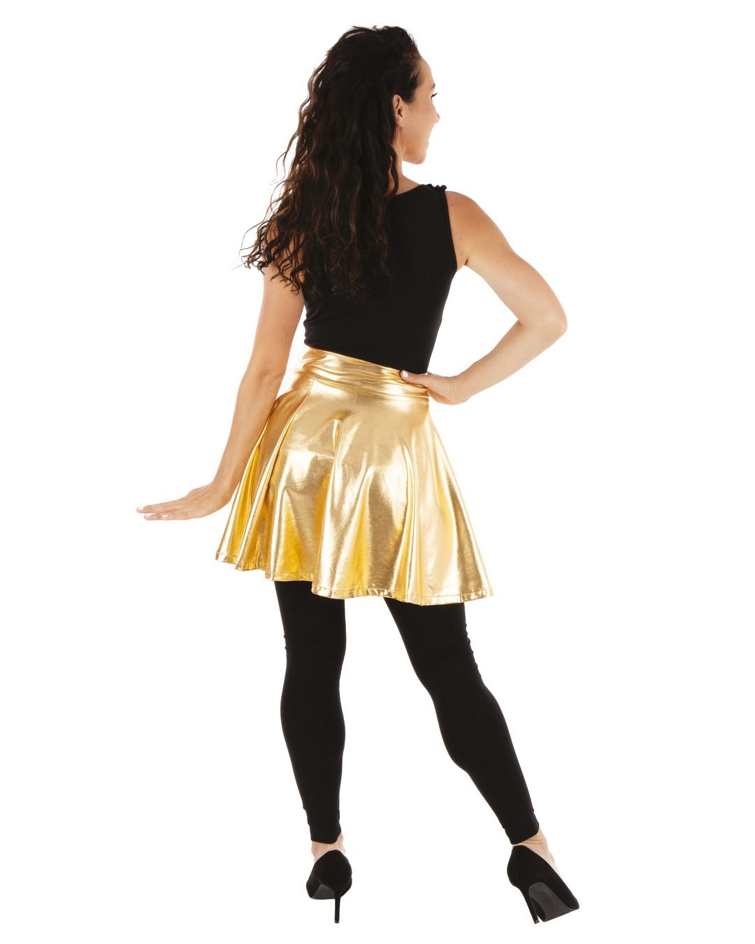 Jupe disco - adulte - taille unique - or
