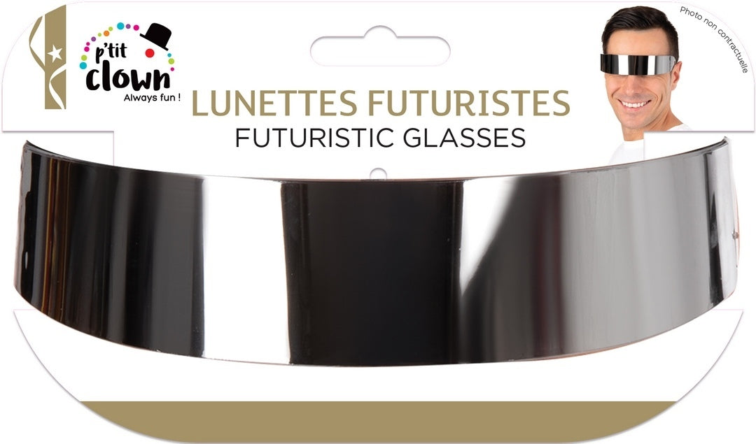 Lunettes futuriste - argent