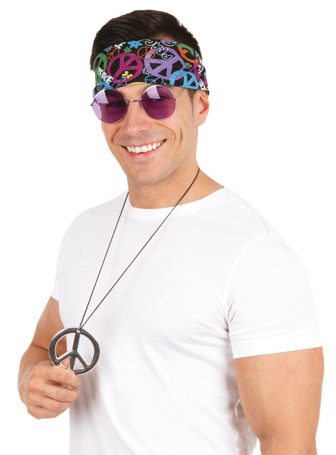 Set hippie homme - adulte - taille unique