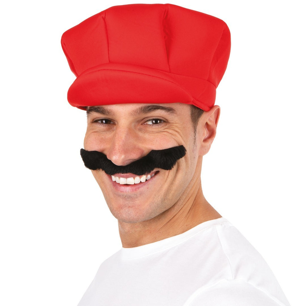Casquette de plombier - adulte - rouge