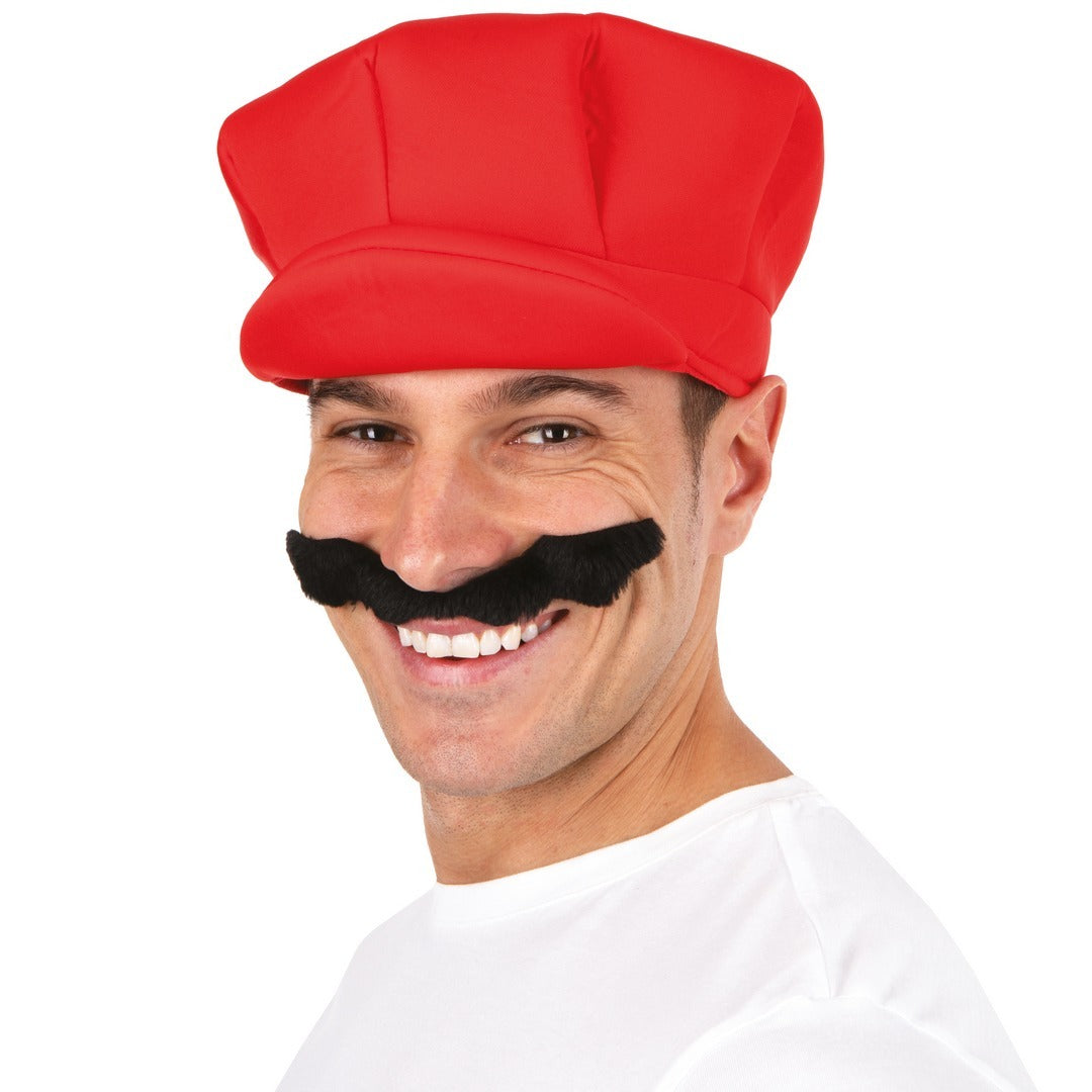 Casquette de plombier - adulte - rouge