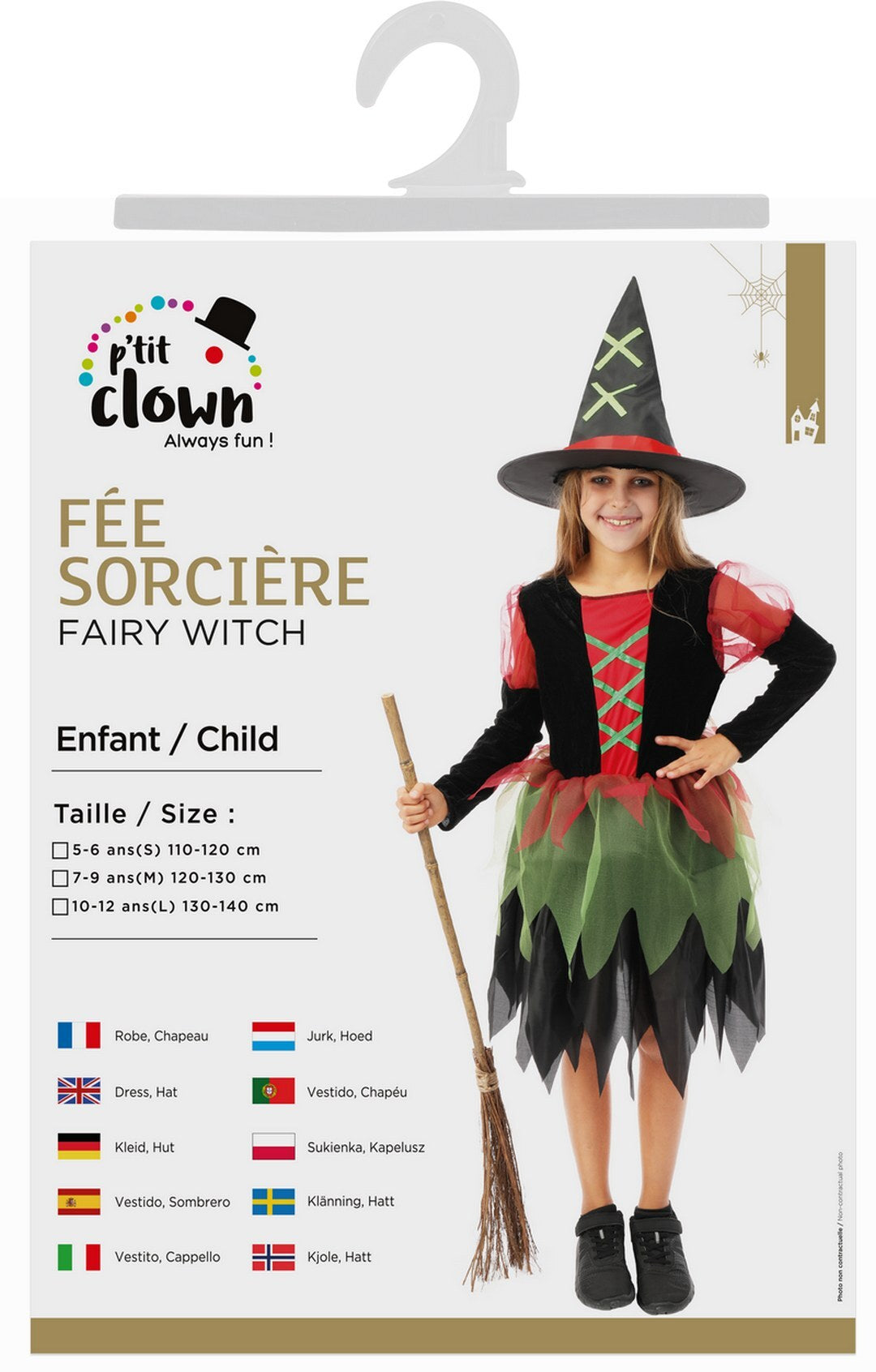 Costume fée-sorcière - enfant