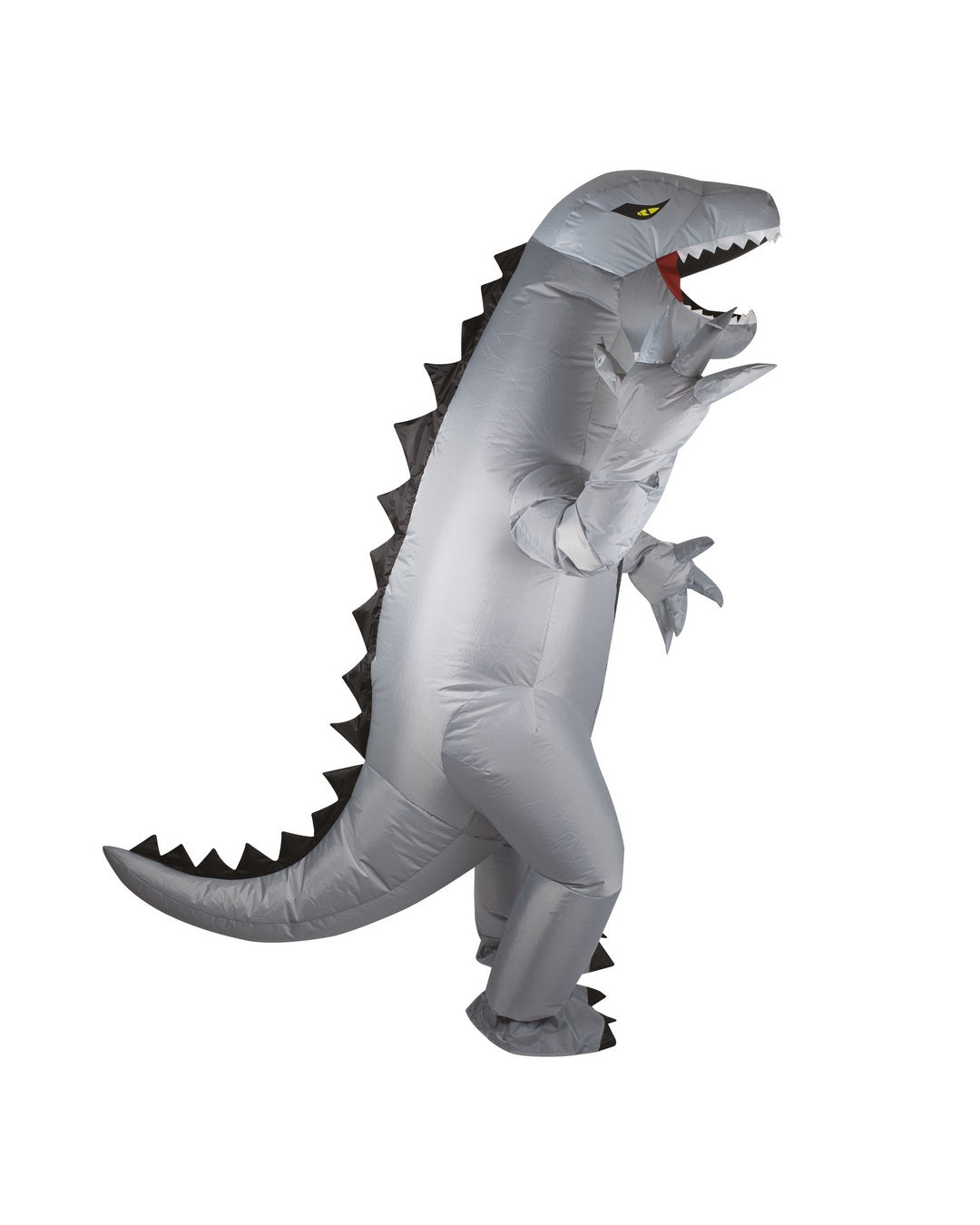 Costume gonflable dinosaure - gris - adulte - taille unique