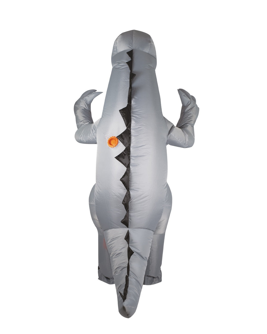 Costume gonflable dinosaure - gris - adulte - taille unique
