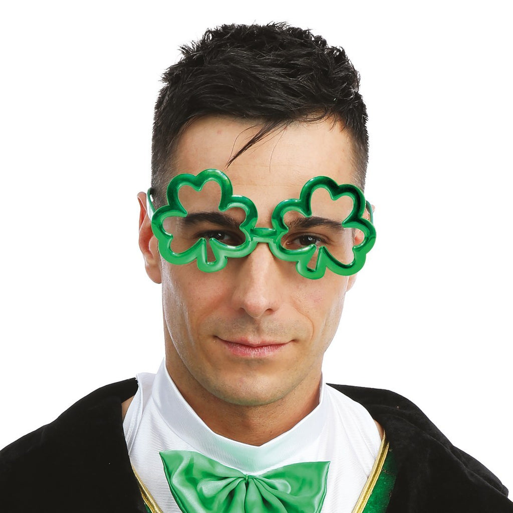 St. Patrick's Brille - Kleeblätter