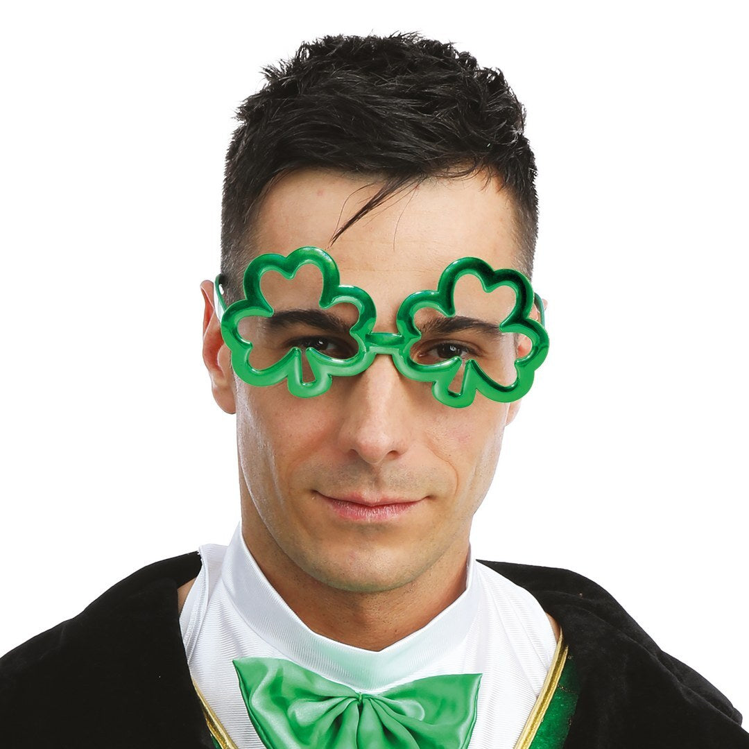 St. Patrick's Brille - Kleeblätter