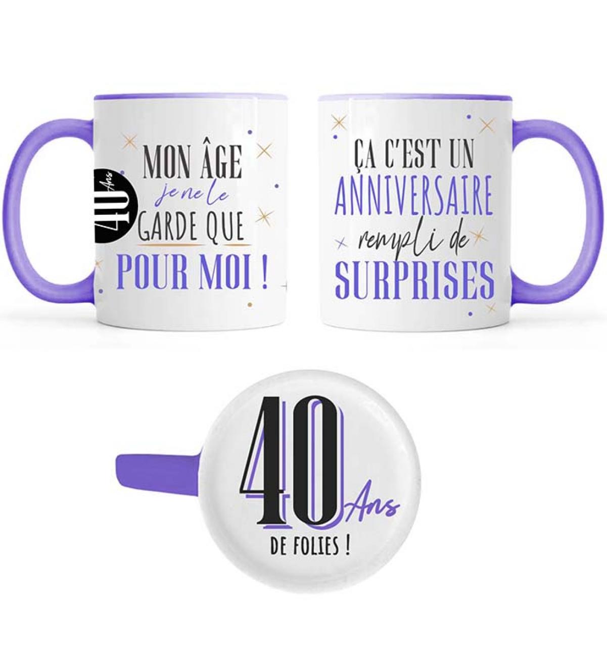 Tasse 40 Jahre