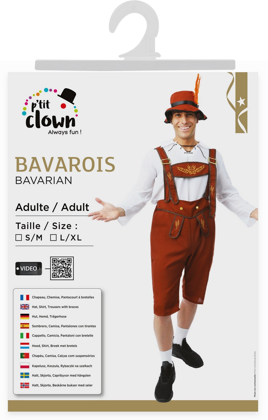 Costume Bavarois - adulte -