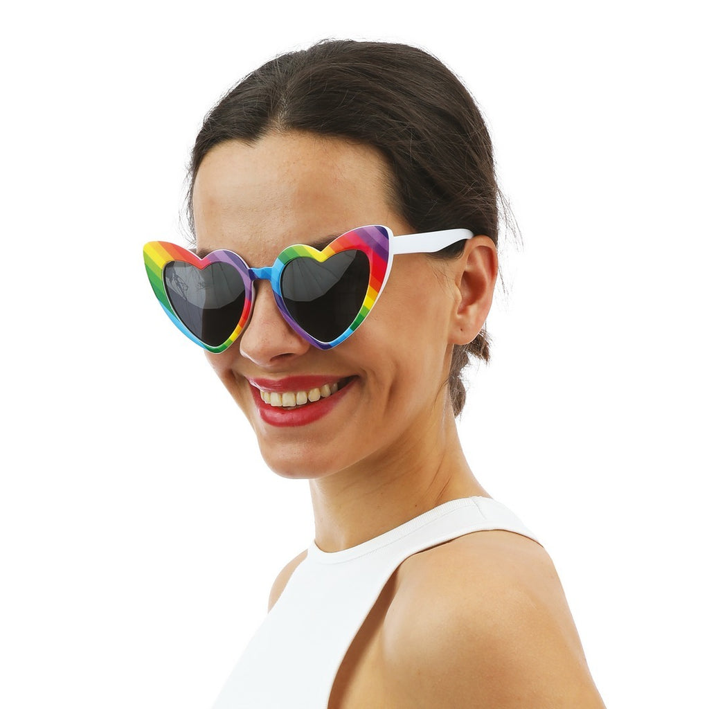 Lunettes arc-en-ciel - coeur