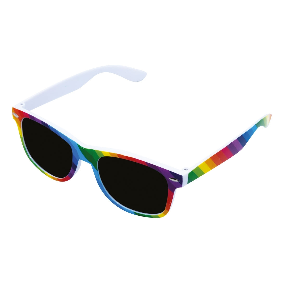 Blues Brothers Brille - Regenbogen