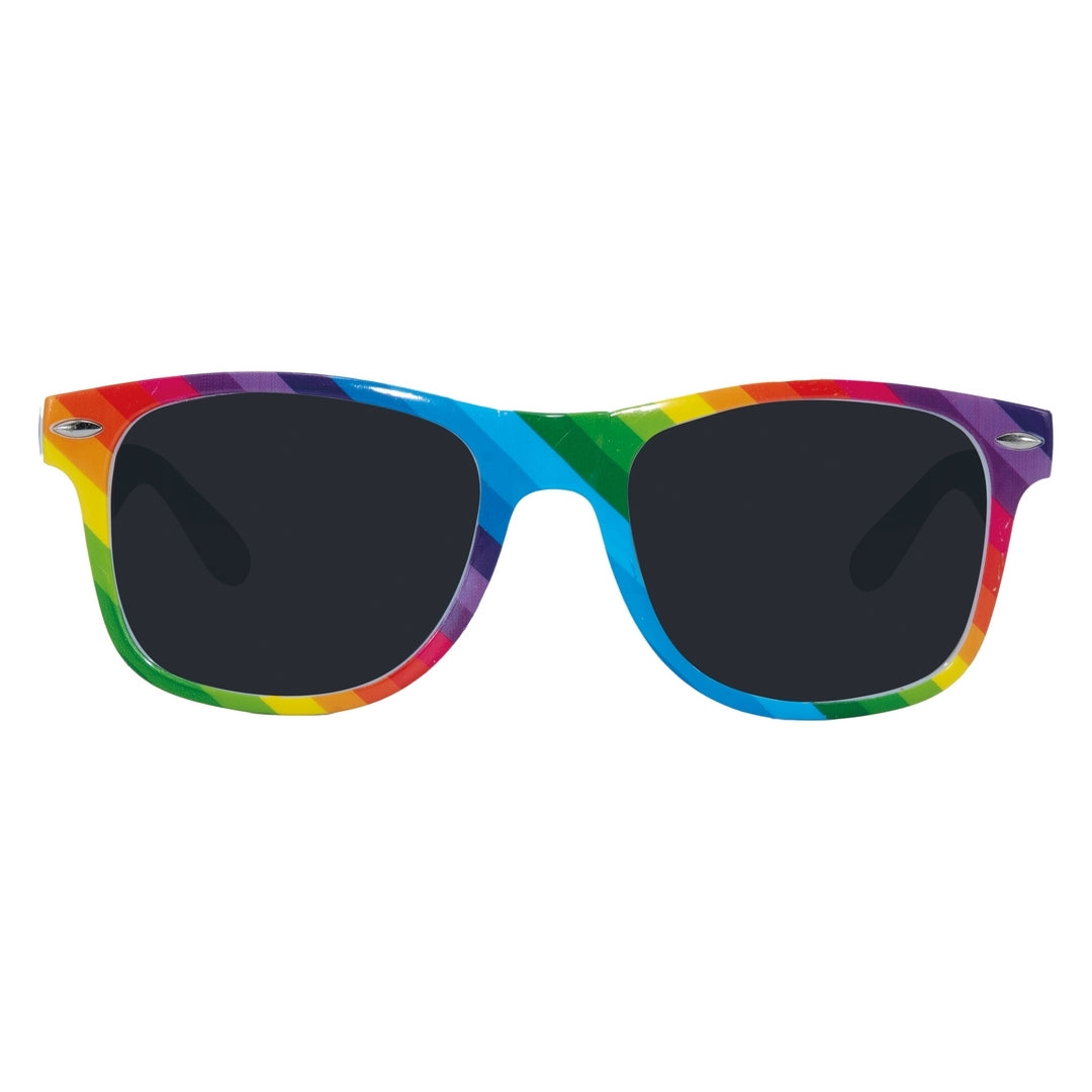 Blues Brothers Brille - Regenbogen