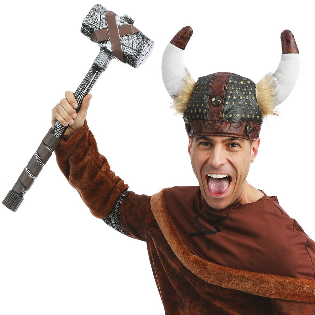 Casque Viking - effet cuir - adulte