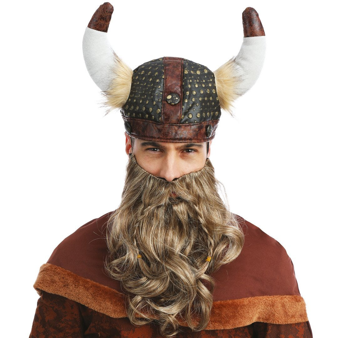 Casque Viking - effet cuir - adulte