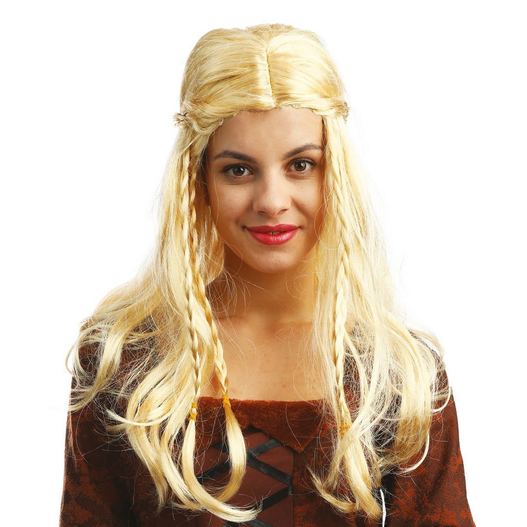 Perruque demoiselle médiévale - blond