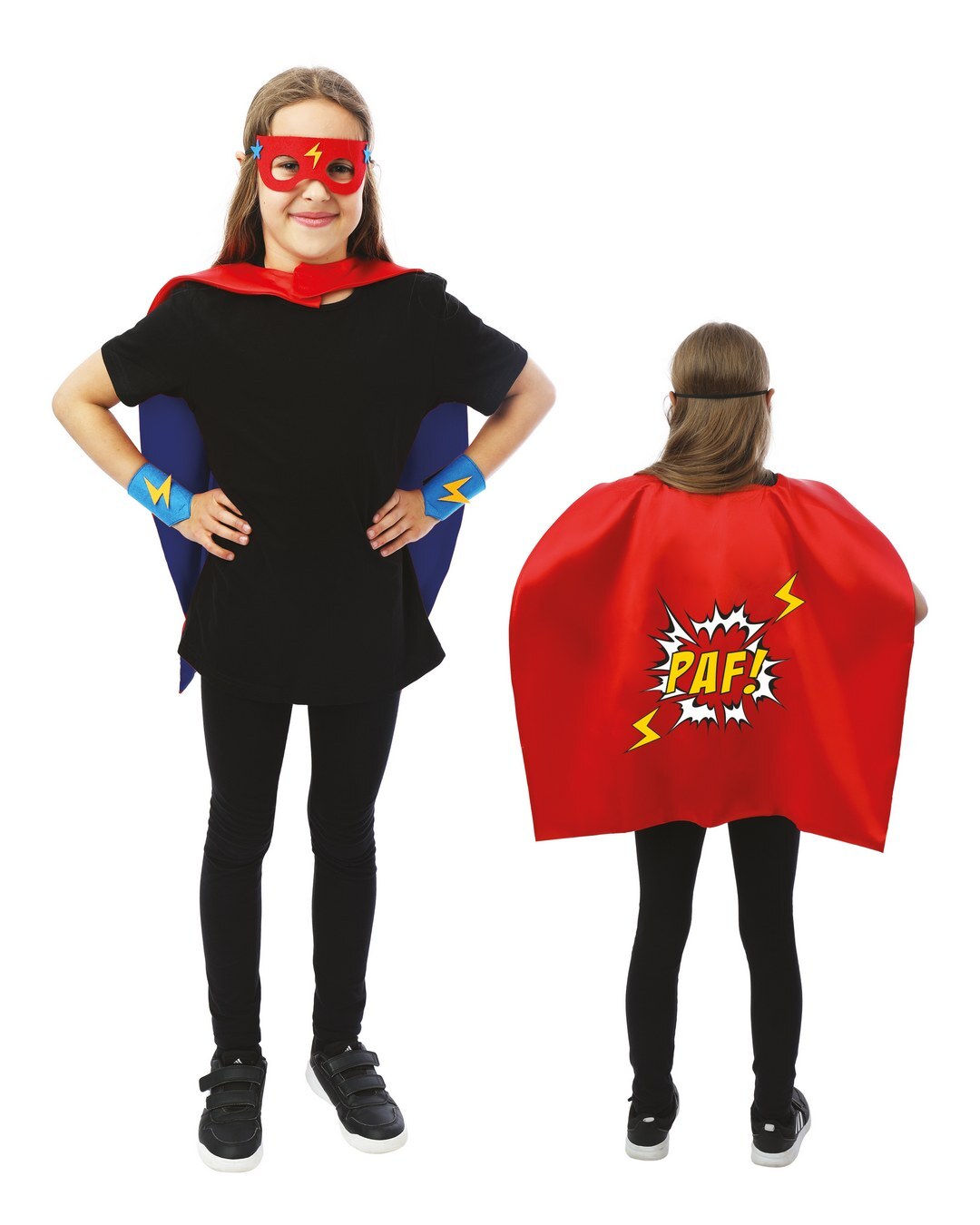 Superhelden-Set – Kinder – Einheitsgröße