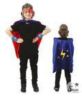 Superhelden-Set – Kinder – Einheitsgröße