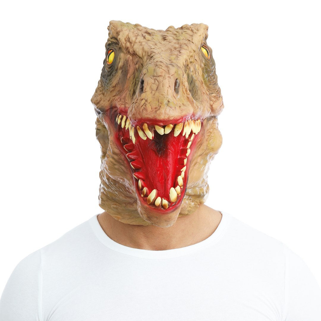 T-Rex-Ganzkopfmaske - Erwachsene