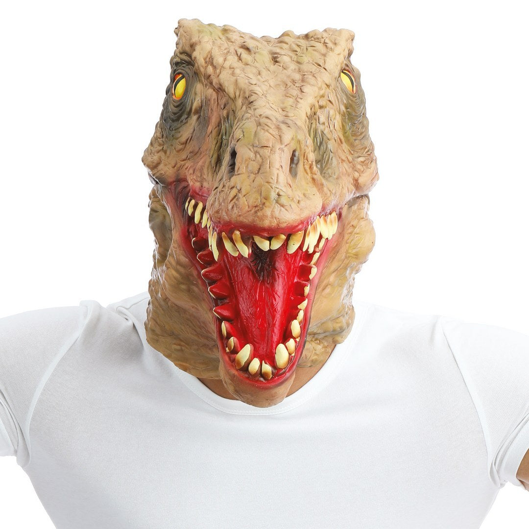 T-Rex-Ganzkopfmaske - Erwachsene