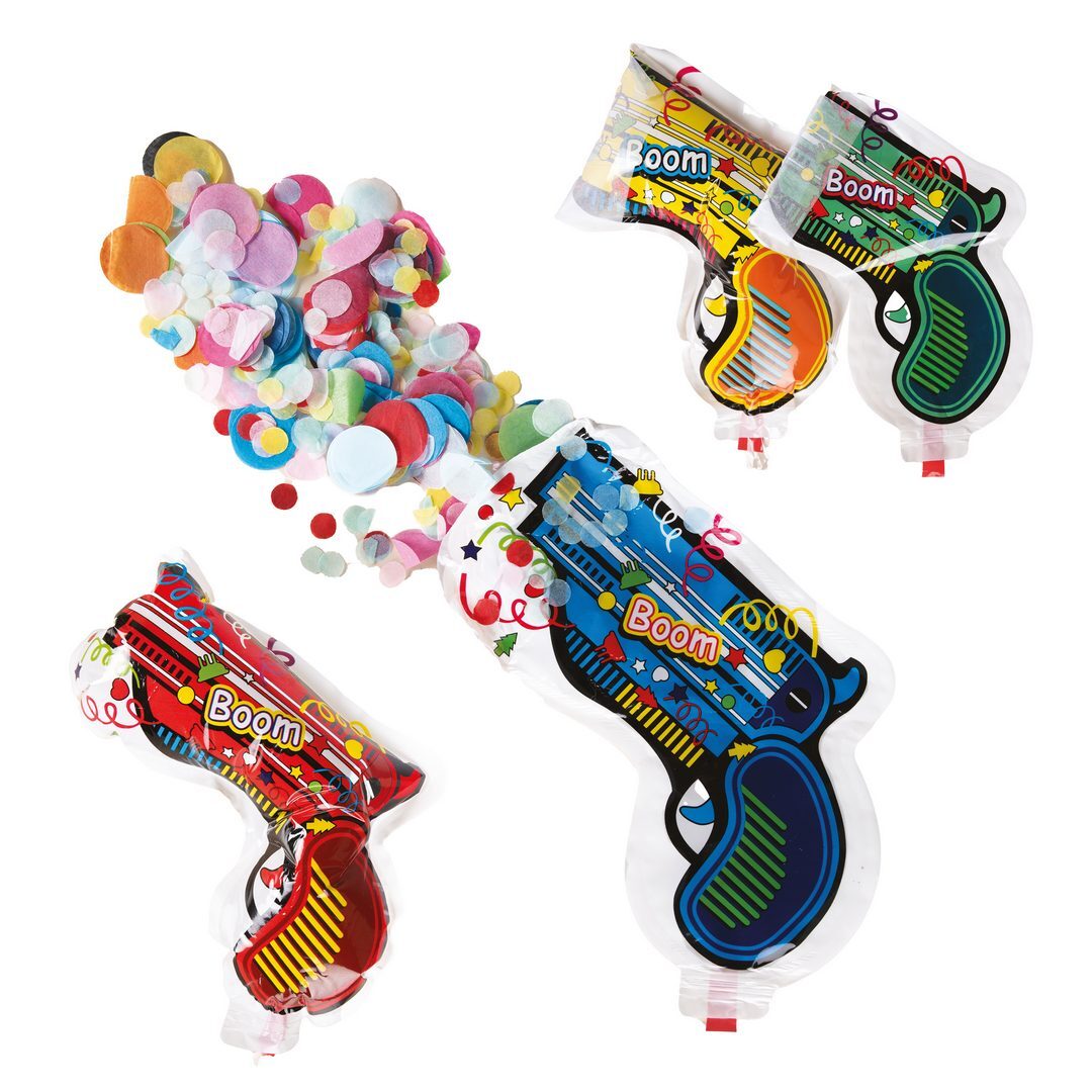Konfettikanone – 4er-Set