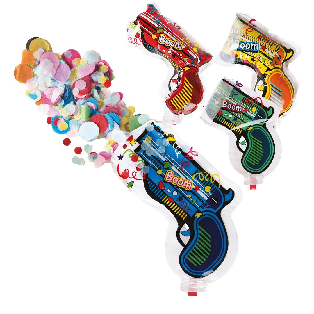 Konfettikanone – 4er-Set