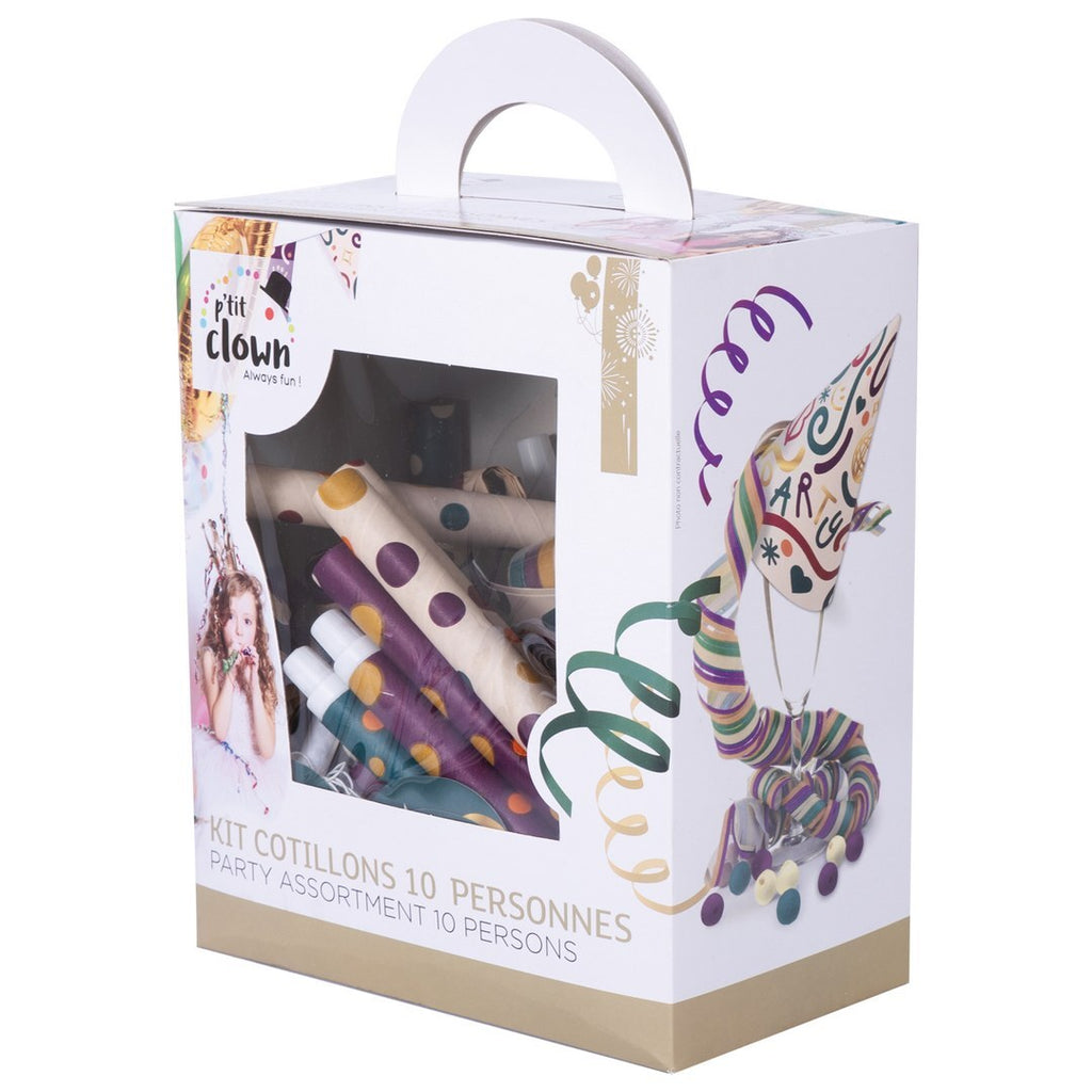 Party-Kit, Schachtel für 10 Personen – Mehrfarbig