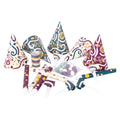 Kit cotillons - multicolore - sachet 5 personnes