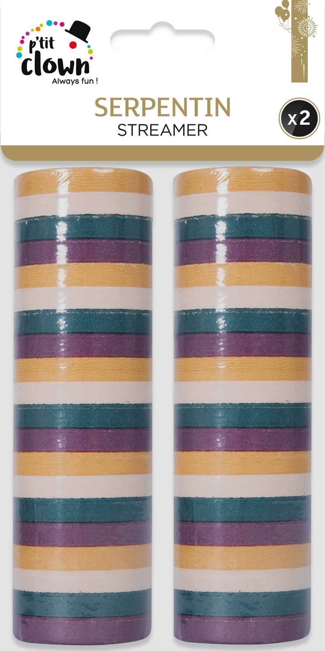 Luftschlangenrollen – 4 m – 2er-Set