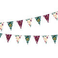 Wimpelkette aus Papier – 3,65 m