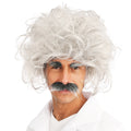 Einstein wig with eyebrows and mustache